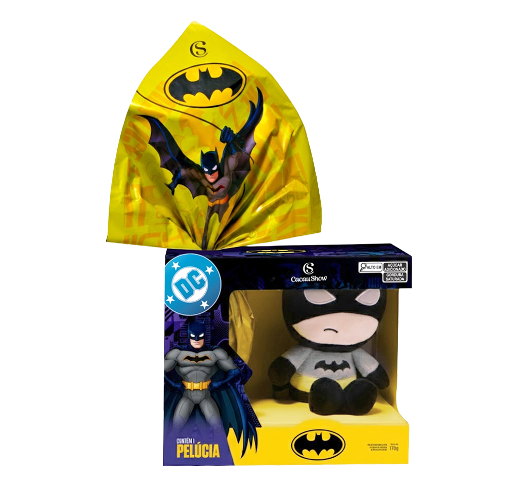 Ovo de Páscoa ao Leite Gogos Batman 80g