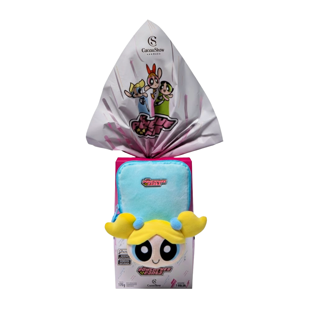 Ovo de Páscoa ao Leite Meninas Superpoderosas Bolsa Florzinha 170g